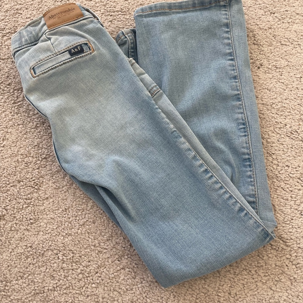Abercrombie & Fitch Sky Blue Skinny Jeans